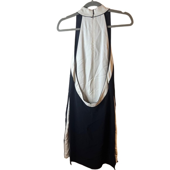 Stella McCartney Black Ivory Colorblock Halter Neck Sheath Dress Size EU 42 - Picture 10 of 10
